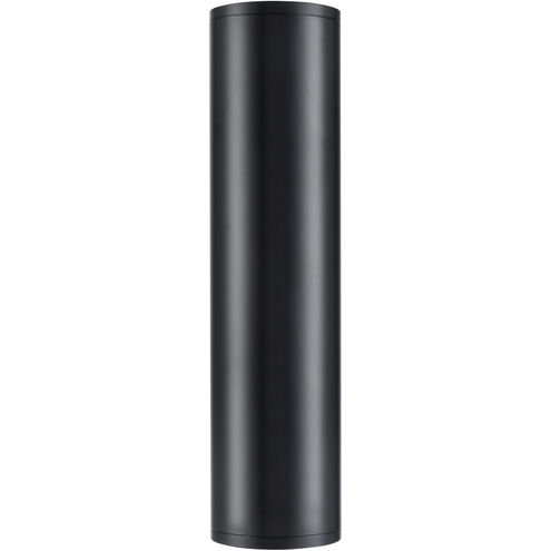 Vegas 2 Light 18 inch Powder Coated Black Outdoor Wall Sconce